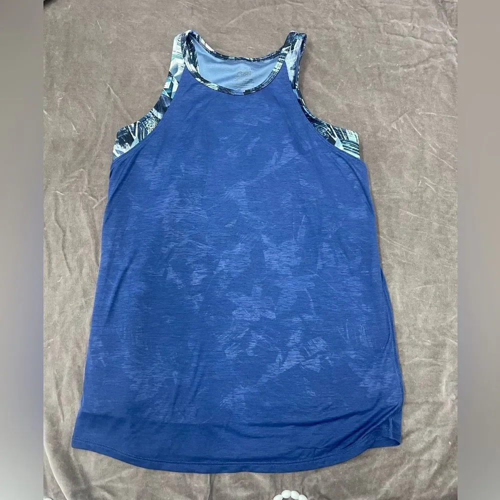 Athleta Girl Blue Floral Outfit